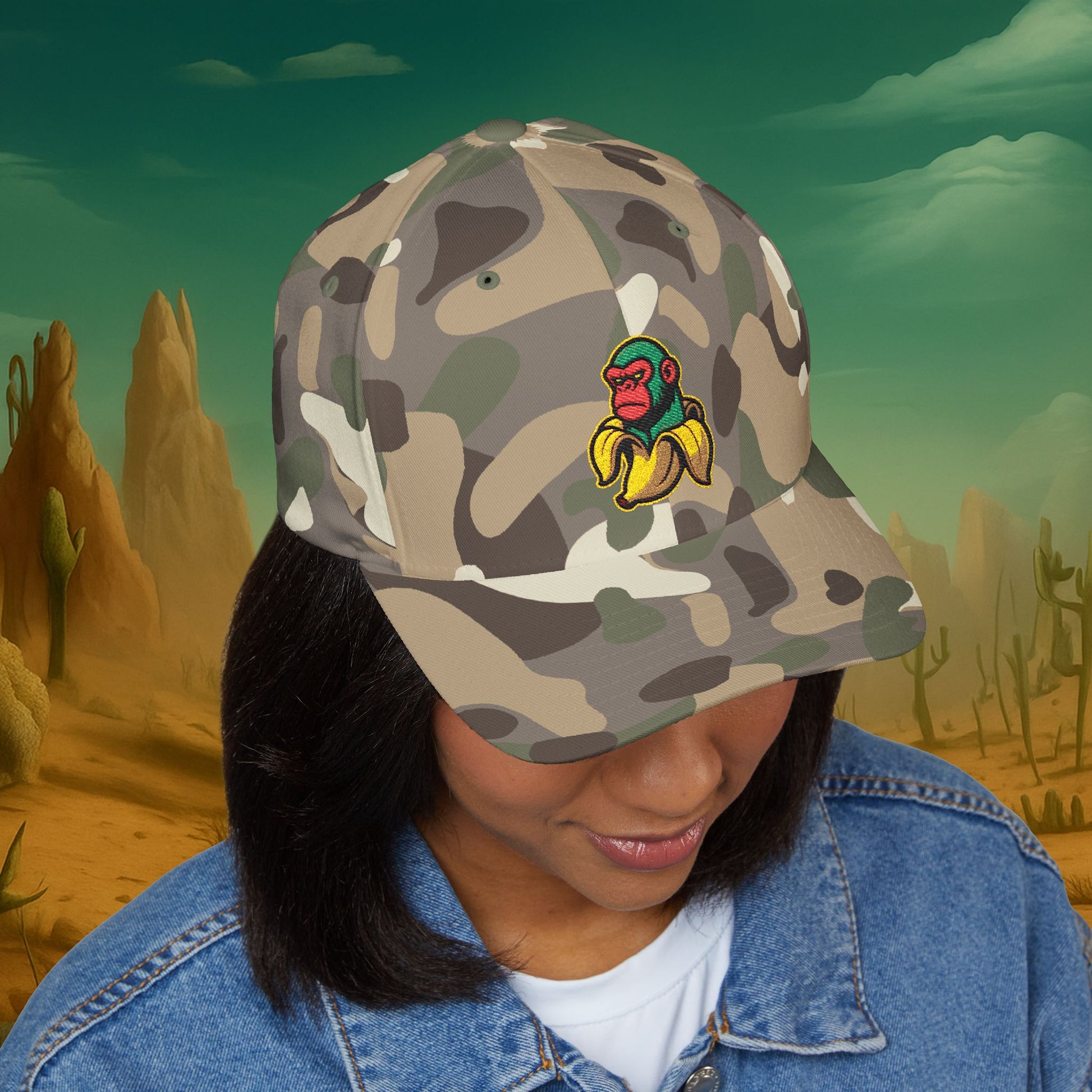 Premium Engraved Hat Chimpanzini Bananini