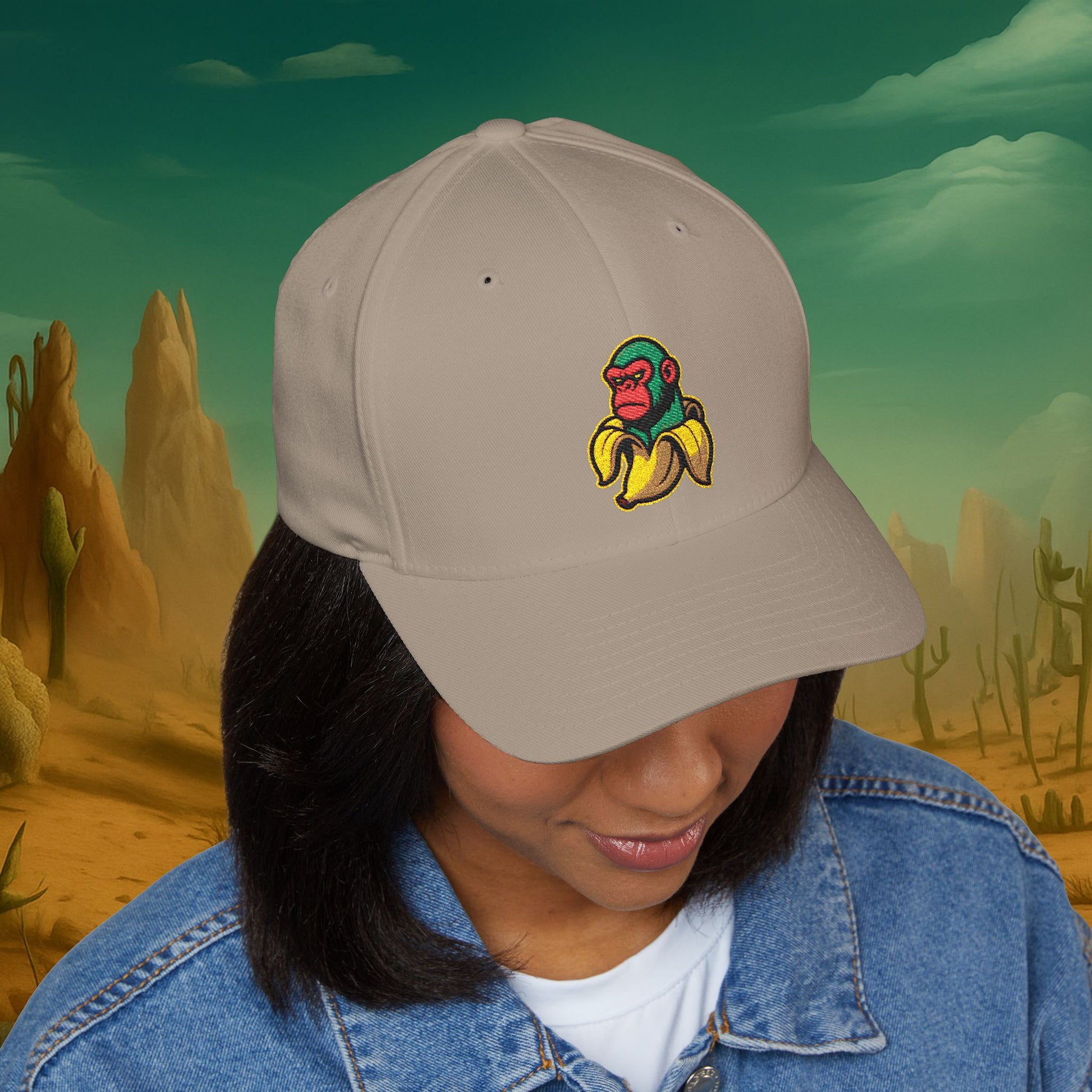 Premium Engraved Hat Chimpanzini Bananini