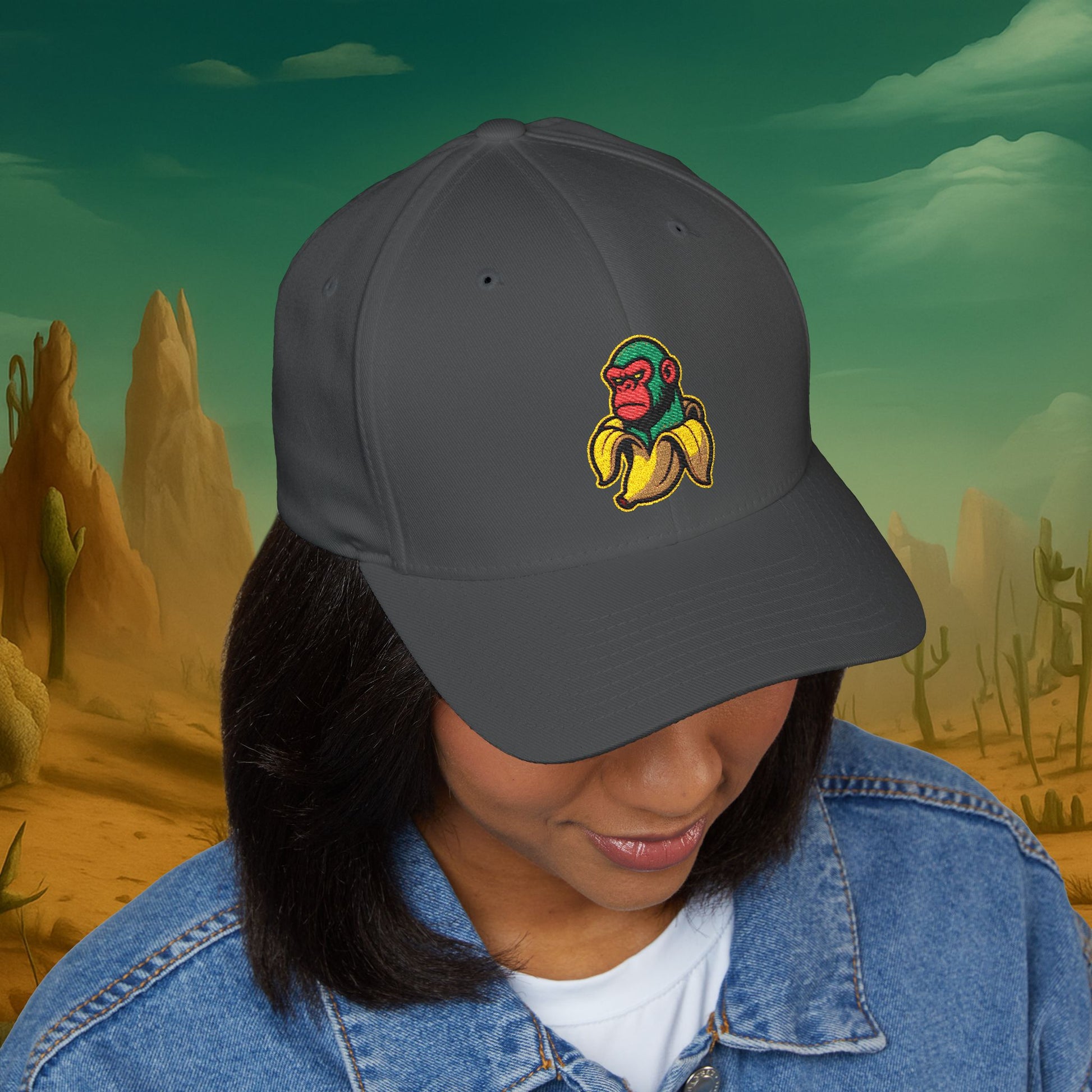 Premium Engraved Hat Chimpanzini Bananini