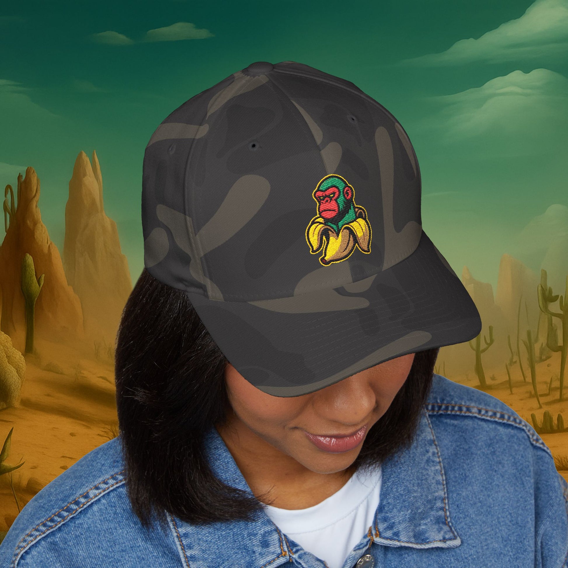 Premium Engraved Hat Chimpanzini Bananini