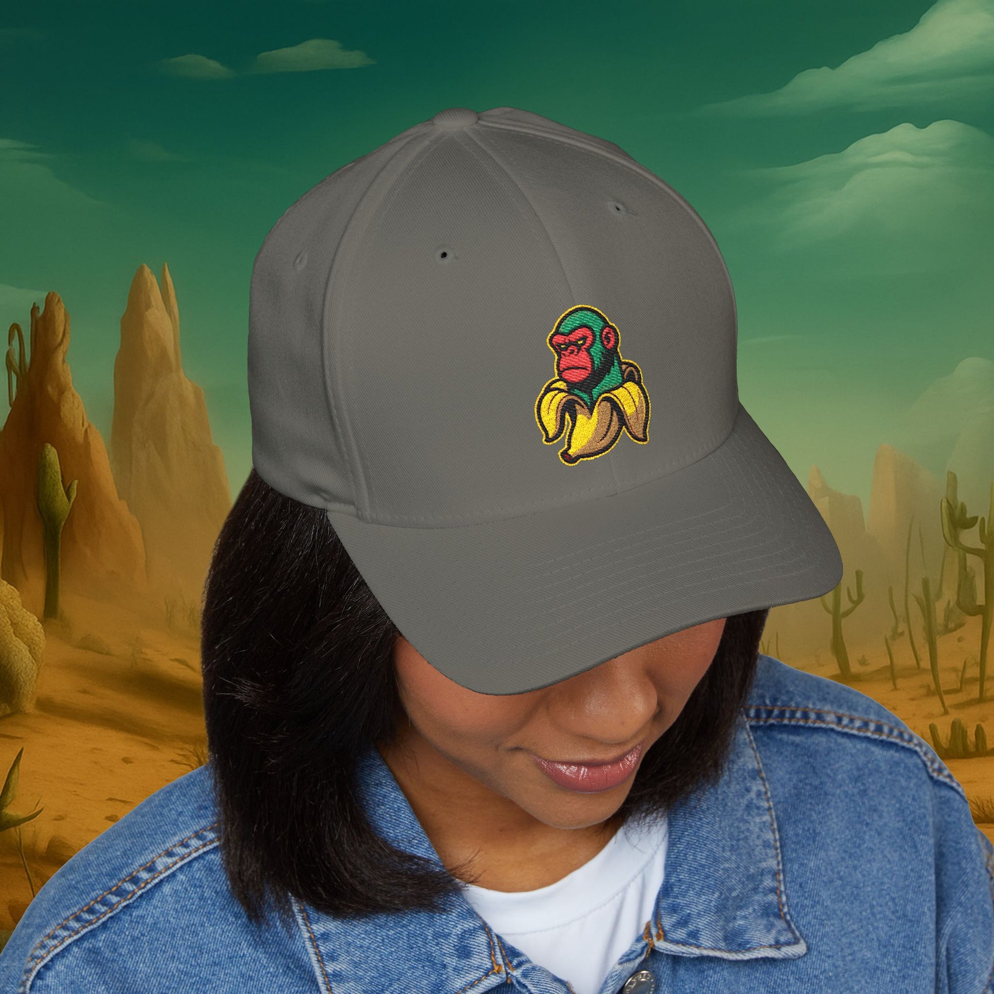 Premium Engraved Hat Chimpanzini Bananini